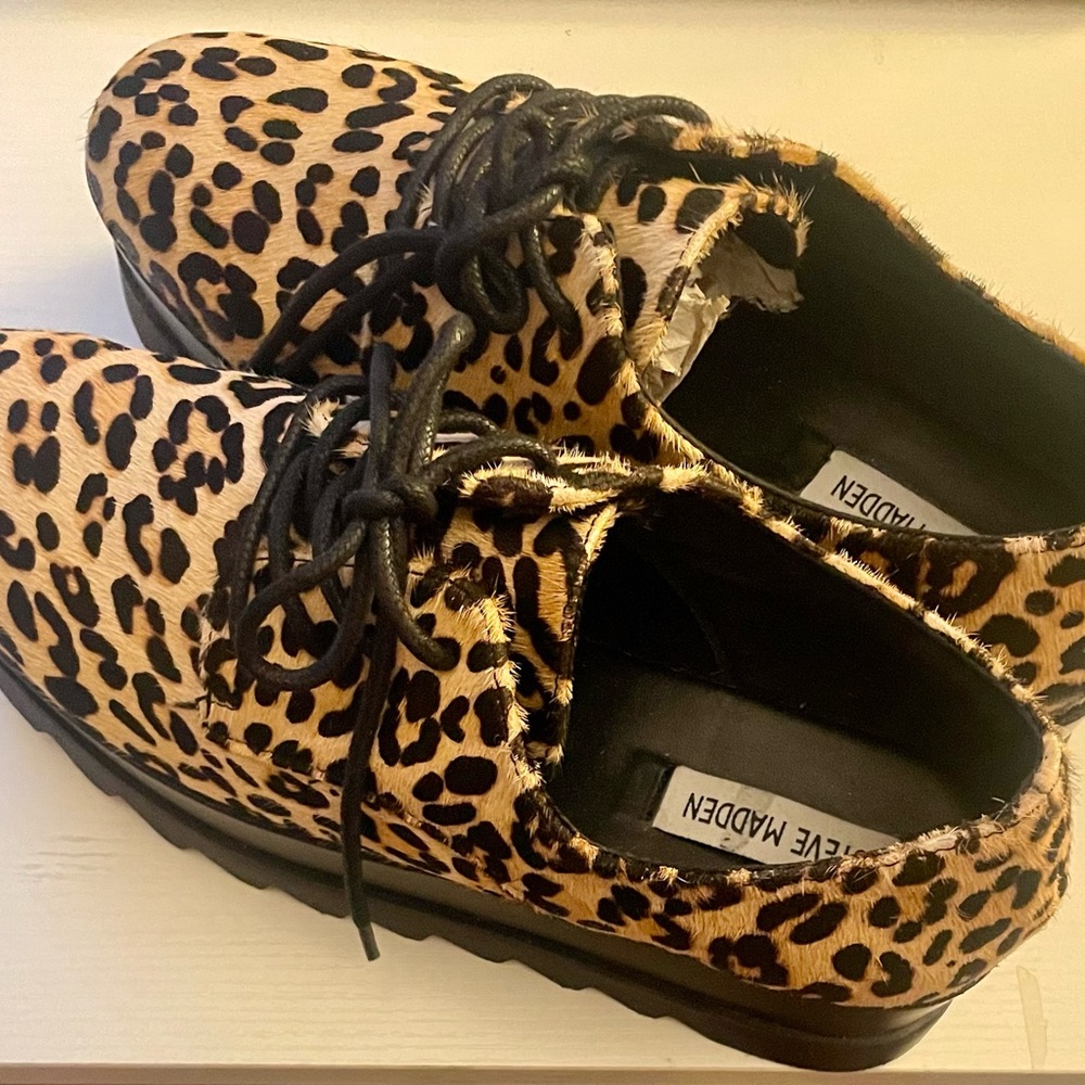 Steve Madden Keagon Leopard Print Creepers